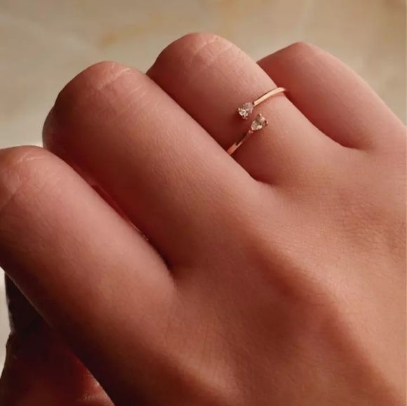 Bou Copper Cubic Zirconia resizable Ring! -- New! - Picture 6 of 7